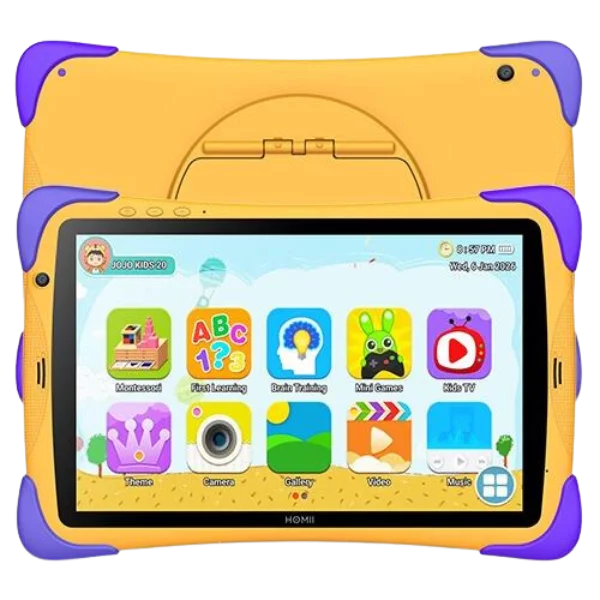 XBOOK KIDS 10 - 10.1" Kids Tablet- 64GB ROM+2GB RAM - 6000mAh - WI-FI/3G - Android 11 - Yellow - Image 2
