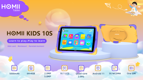 XBOOK KIDS 10 - 10.1" Kids Tablet- 64GB ROM+2GB RAM - 6000mAh - WI-FI/3G - Android 11 - Yellow - Image 3