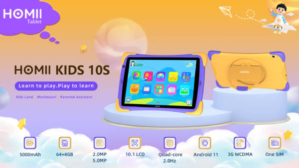 XBOOK KIDS 10 - 10.1" Kids Tablet- 64GB ROM+2GB RAM - 6000mAh - WI-FI/3G - Android 11 - Purple - Image 3